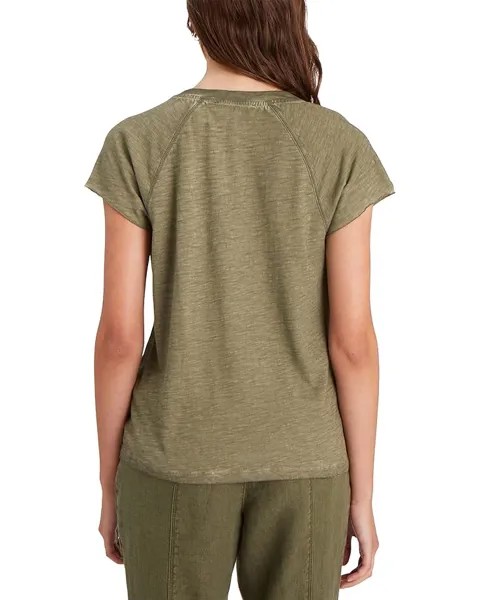 Футболка Sanctuary Lou V Tee, цвет Organic Green