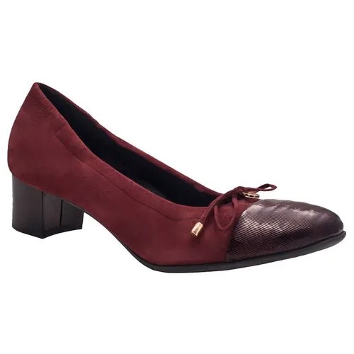 Туфли-перчатки Valleverde, размер 39, бордовый