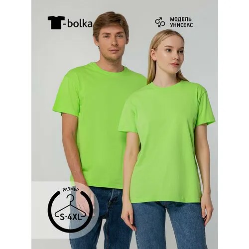 Футболка T-bolka, размер 50/52, зелёное яблоко