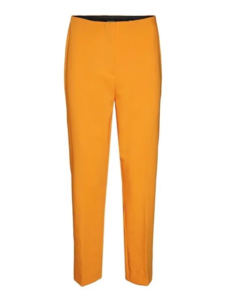 Обычные плиссированные брюки VERO MODA Sandy, апельсин