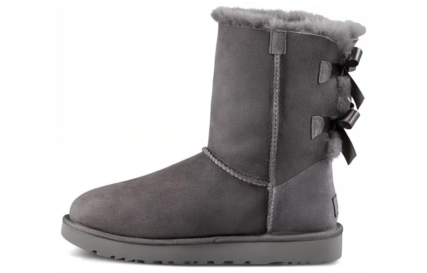 Ботинки Bailey Bow II серые женские Ugg
