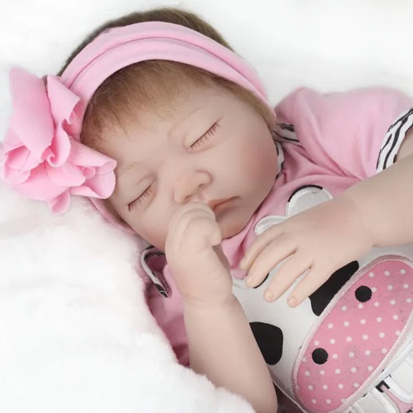 Кукла Детская NPKDOLL, силиконовая толстовка с капюшоном, 22 дюйма, на ощупь, для мальчиков и девочек