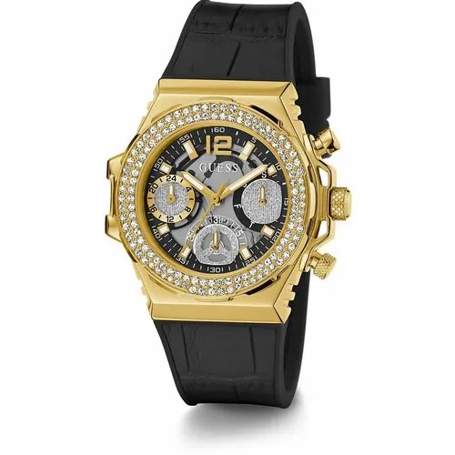 Наручные часы GUESS GW0553L4, золотой, черный