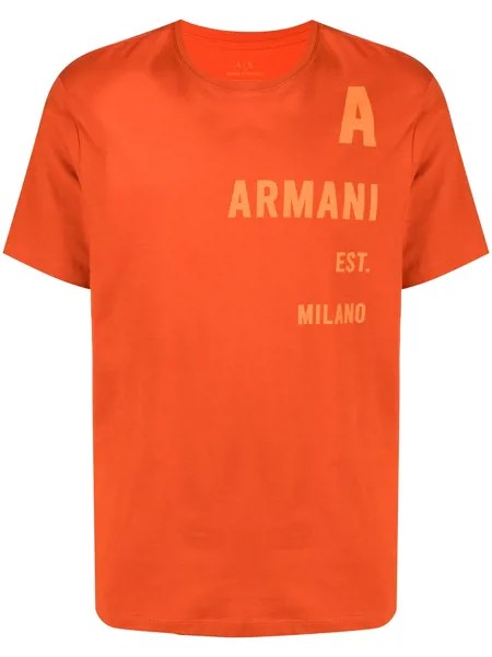 Armani Exchange футболка с логотипом