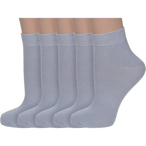 Носки ХОХ 5 пар, размер 22-24, серый