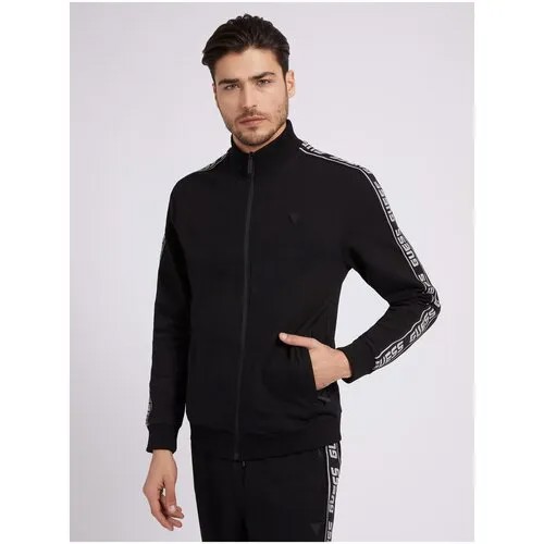 Олимпийка GUESS Arlo Active, размер L, , черный