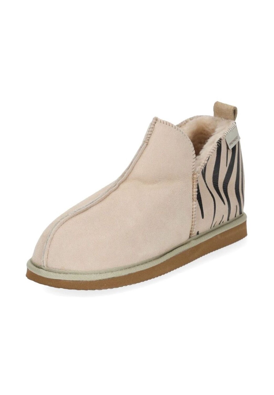 Кожаные тапочки Shepherd'S, цвет Beige Schwarz