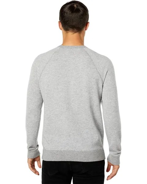 Свитер Vince Birdseye Raglan Long Sleeve Crew, цвет Heather Grey/Pearl