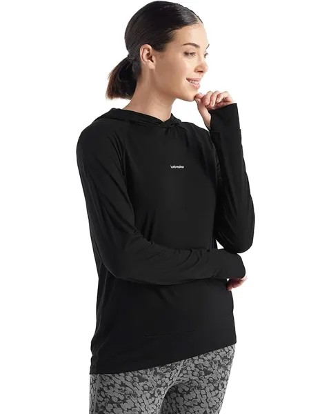 Худи Icebreaker 125 Cool-Lite Sphere Long Sleeve, черный