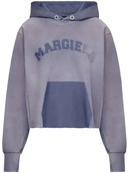 Maison Margiela худи Memory Of из органического хлопка, фиолетовый