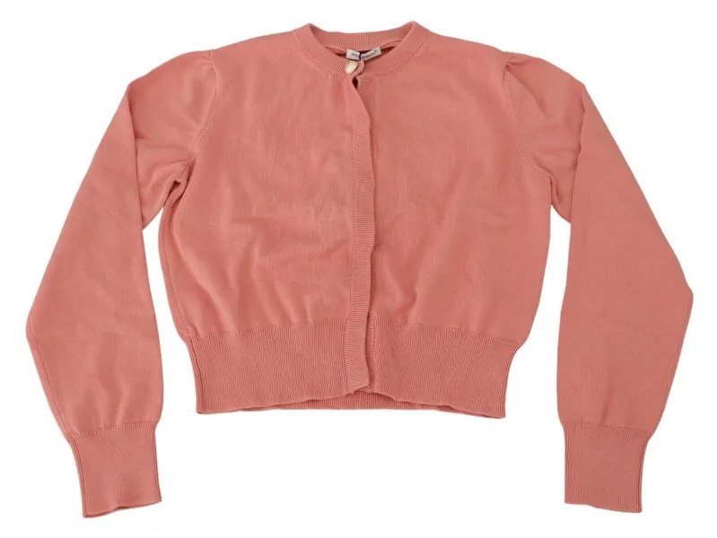 DOLCE - GABBANA Детский свитер Розовый хлопковый кардиган с длинными рукавами s.Tag 10 490usd