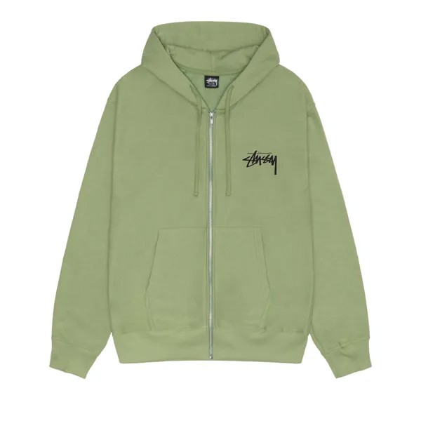 Толстовка на молнии Stussy Skate Tough Moss