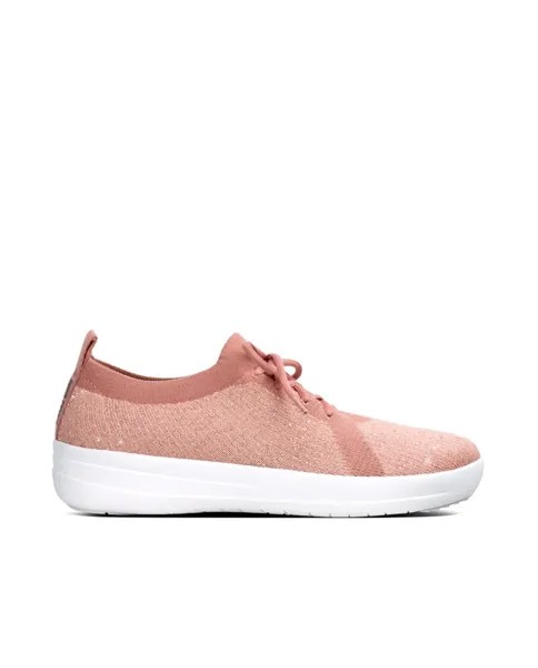Женские текстильные спортивные туфли Fitflop розового цвета FitFlop, розовый