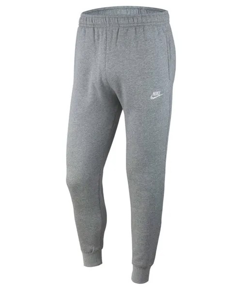 Спортивные брюки клубные флисовые джоггеры Nike Sportswear, серый