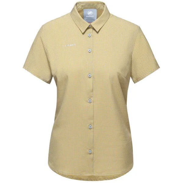 Рубашка с коротким рукавом Mammut Aada, желтый