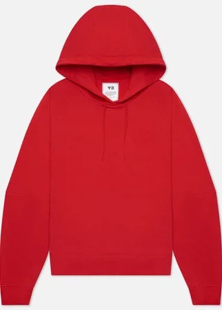 Женская толстовка Y-3 Classic Chest Logo Hoodie, цвет красный, размер XS