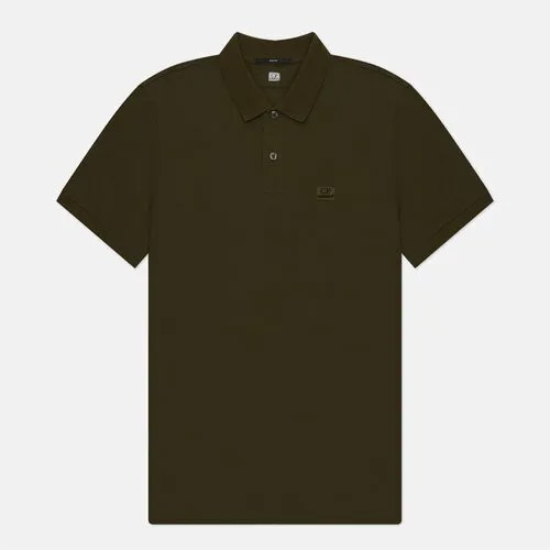 Поло C.P. Company, хлопок, размер xl, зеленый