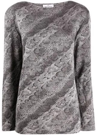 Valentino Pre-Owned джемпер 1980-х годов с принтом
