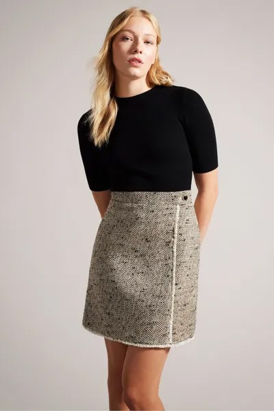 Фелиод мини-платье 2 в 1 Ted Baker, бежевый