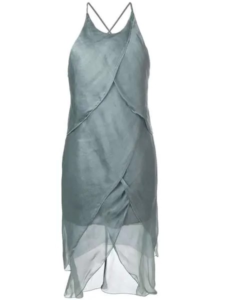 Giorgio Armani Pre-Owned асимметричное платье с драпировкой