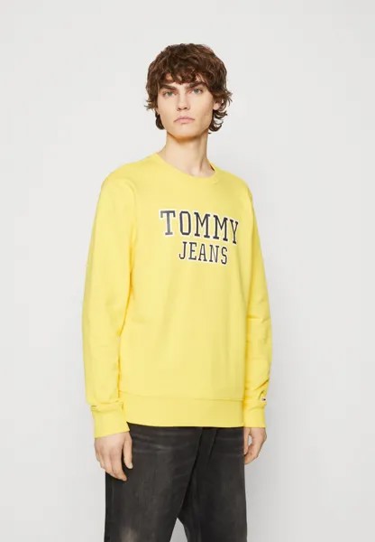Толстовка REGULAR ENTRY GRAPHIC CREW Tommy Jeans, звездчатый фрукт желтый