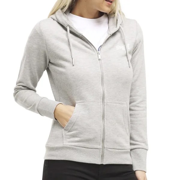 Худи Superdry Label, серый