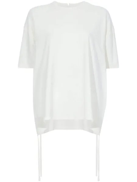 Футболка с короткими рукавами и завязками Proenza Schouler White Label, белый