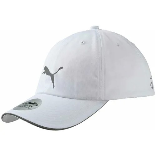 Бейсболка PUMA Unisex Running Cap III, размер Onesize, белый, черный