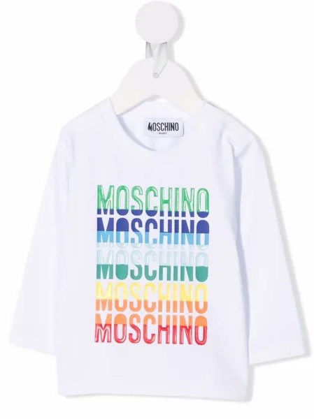 Moschino Kids толстовка с логотипом