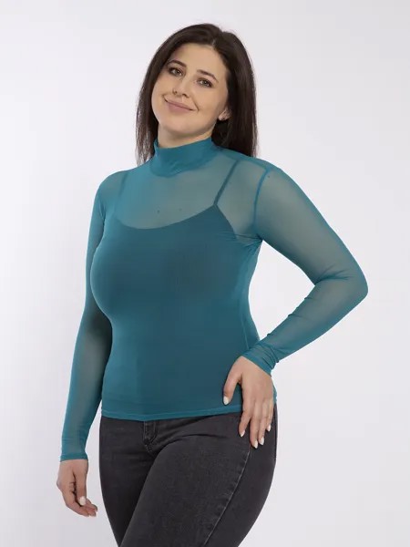 Водолазка женская Magic Lady cl900_c1217 бирюзовая 48-50 RU