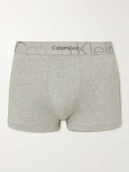 Трусы-боксеры Icon из эластичного хлопка CALVIN KLEIN UNDERWEAR, серый