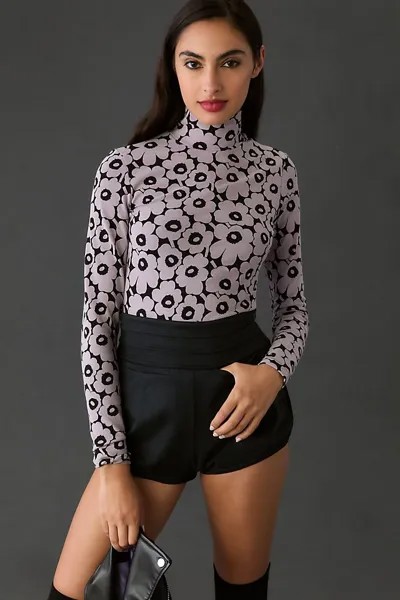 Водолазка трикотажная Marimekko Jakala Unikko, лавандовый