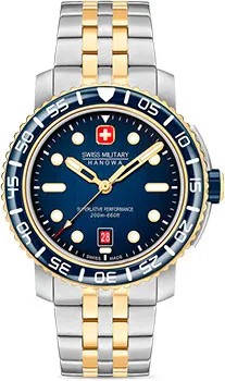 Швейцарские наручные  мужские часы Swiss military hanowa SMWGH0001760. Коллекция Black Marlin