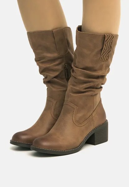 Техасские/байкерские ботинки mtng, коричневые