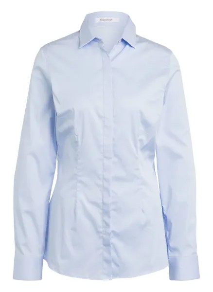 Рубашка блузка Soluzione, светло-синий