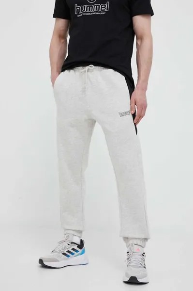 Спортивные брюки из хлопка Hummel, серый