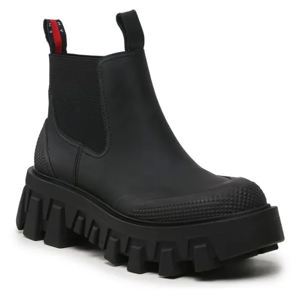 Ботинки Tommy Jeans TjwRubber Rain, черный