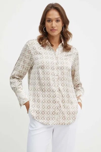 АЛЕКСАНДРА рубашка Guess, бежевый
