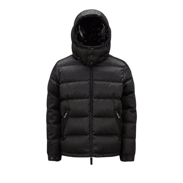 Короткий пуховик Moncler x adidas Alpbach, черный