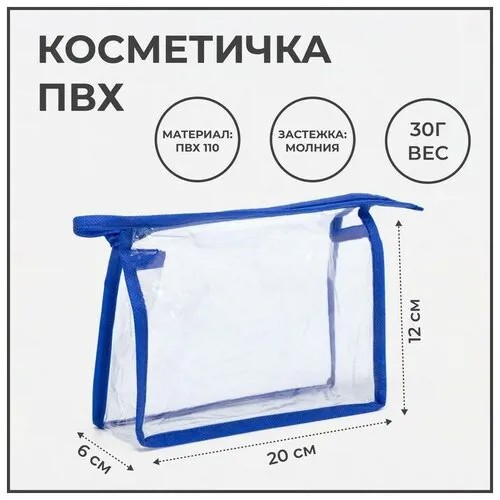 Косметичка Noname, синий