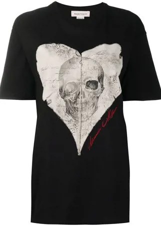 Alexander McQueen футболка с принтом