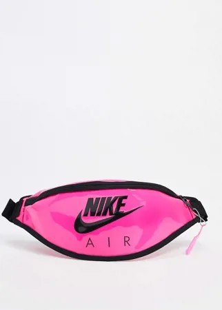 Розовая большая сумка-кошелек на пояс Nike Air-Розовый цвет