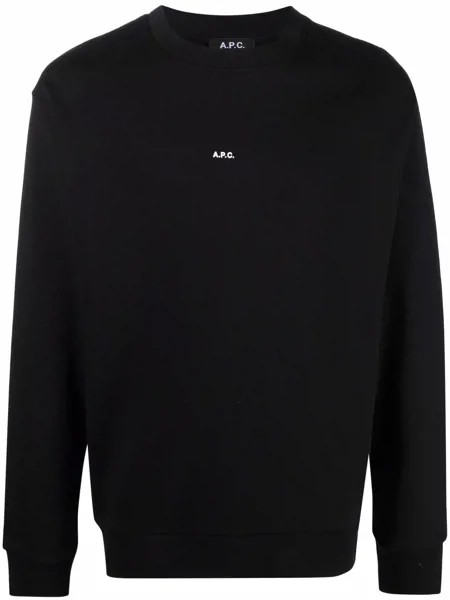 A.P.C. толстовка Steve с круглым вырезом