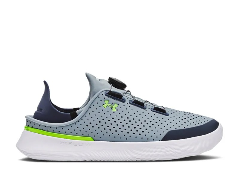 Кроссовки Under Armour Slipspeed 'Harbor Blue Lime', синий