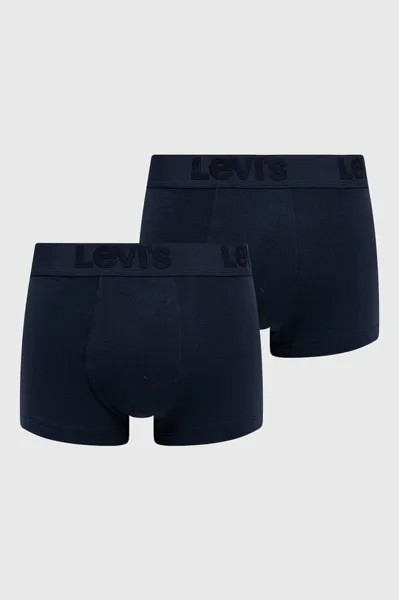 Боксеры (3 пары) Levi's, темно-синий