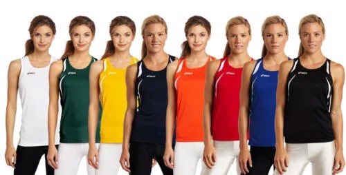 Женская спортивная рубашка без рукавов Asics Interval Singlet, варианты цвета