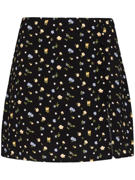 Reformation юбка мини Fran с цветочным принтом