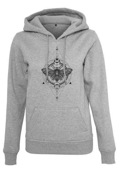 Джемпер с капюшоном MOTH Mister Tee, серый