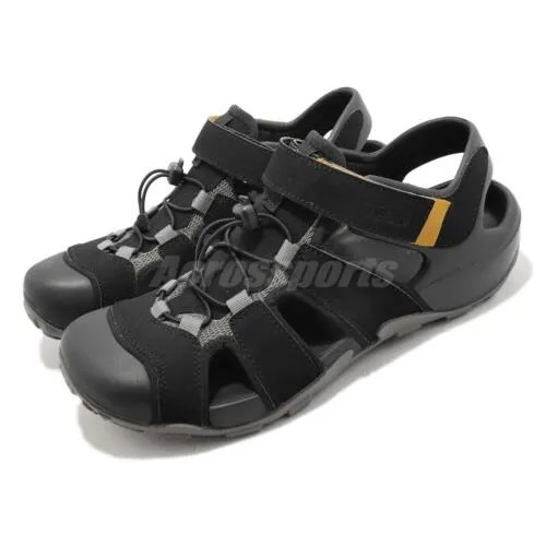 Teva Flintwood Black Grey Men Strap Outdoor Water Shoes Сандалии 1118941-BLK