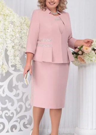 Костюм Ninele-5740/3 В цвете: Розовый; Размеры: 56,58,60,52,54